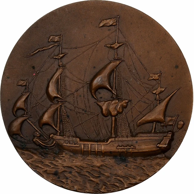 Médaille En BRONZE 'Salon De Provence - Château Musée De L'Empéri' 1973 - Signée Pépin - 78mm, 206g