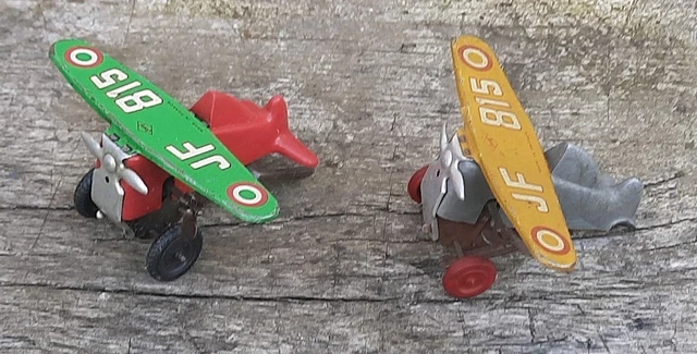 Lot De 2 Avions Looping Jouet Jouef J.F 815 - Vintage Occasion