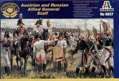 Italeri IT6037 AUSTRIAN RUSSIAN ALL.GEN.STAFF KIT 1:72 Modellino