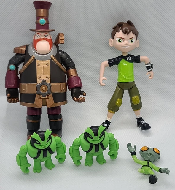 LOT OF 5 Ben 10 Action Figure Toys Steam Smythe Ben 10 and others 12