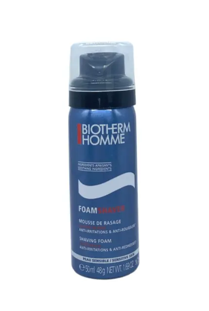 Biotherm - Homme - Foam Shaver  - Anti-Irritations - 50 Ml - Travle Size