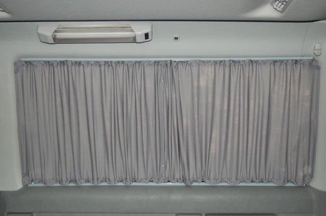 Hecktür Gardinen MAß Für VW Transporter T4 1990-2003 Kurzer Schwarz 1x