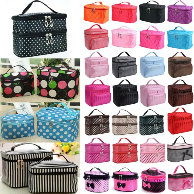 Women Beauty Nail Polish Cosmetic Bag Vanity Case Large Storage Make Up Bag Box/