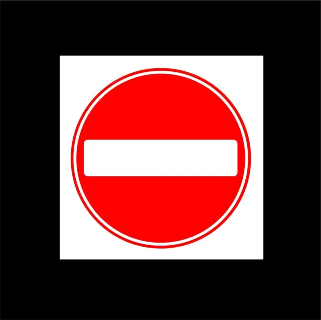 No Entry Symbol Sign Choice Of Sizes Metal / Plastic. Private Land, No Access
