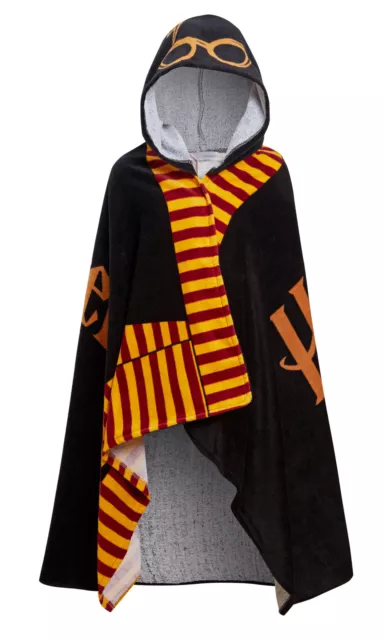 Harry Potter Hooded Towel Kids Hogwarts Poncho Beach Bath Towel Swimming Wrap