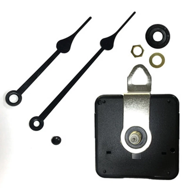 Kit De Réparation Mécanisme D'horloge à Quartz - Plusieurs Longueurs D'axe (8 à 31 Mm) - Mouvement Silencieux DIY