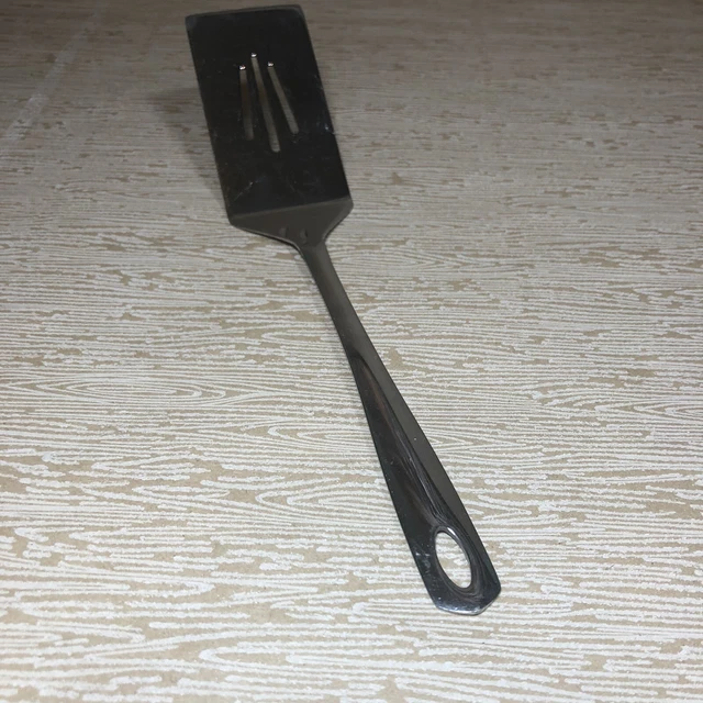 VINTAGE ONEIDA STAINLESS Slotted Spatula Flipper Lifter 11” Sturdy Some