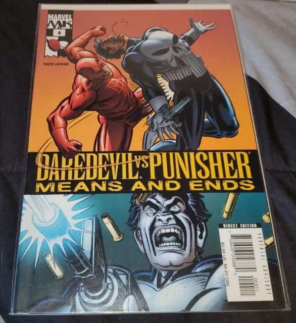 Daredevil Vs Punisher #4 Means And Ends (Marvel Comics 2005)