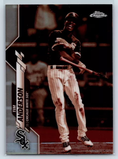 Tim Anderson 2020 Topps Chrome Sepia Refractor Chicago White Sox #90