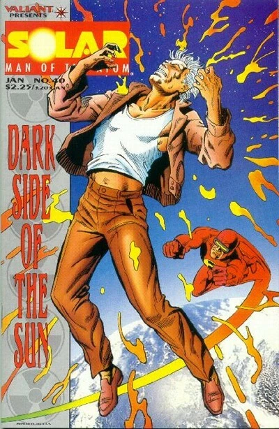 Solar Man of the Atom #40 January 1995 Valiant Comic Book (VF/NM)