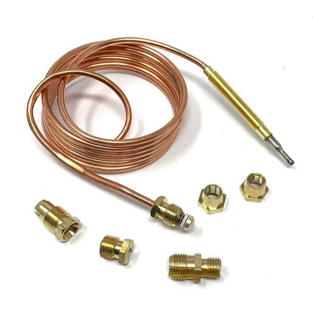 Termocoppia Universale Per Cucina A Gas ONIX TECH, Lunghezza 150 Cm, Kit Con 5 Dadi, Tensione 30 MV, 5 Anni Di Garanzia