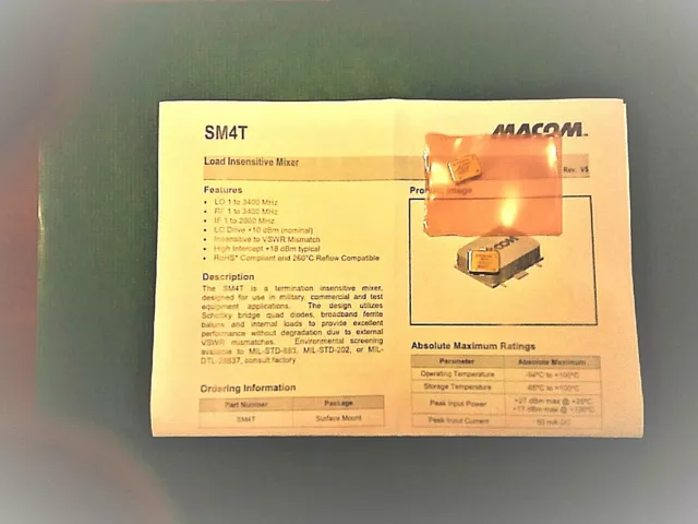 MIXER  STELLEX SM4T SMD - microwave rf microonde