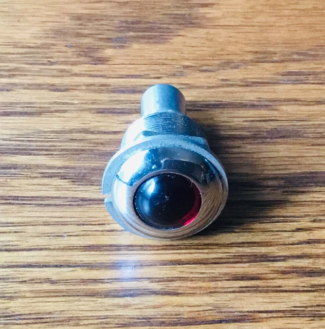 1950s 1960s EMERGENCY BRAKE LIGHT SIGNAL vtg dash indicator accessory 2