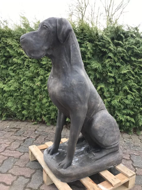 Deutsche Dogge In Rosteffekt aus Steinguss