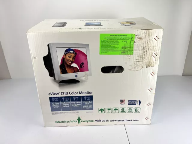 eMachines 17” Inch CRT Gaming Color eView 17f3 Monitor