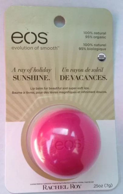 2 New 2014 EOS Rachel Roy Barbados Heat Wildberry Limited Edition Lip Balm READ