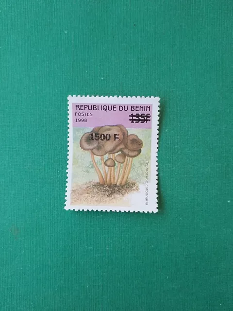 Bénin surchargé overprint 1500f sur 135f MNH neuf Champignon SANS Colis Postaux