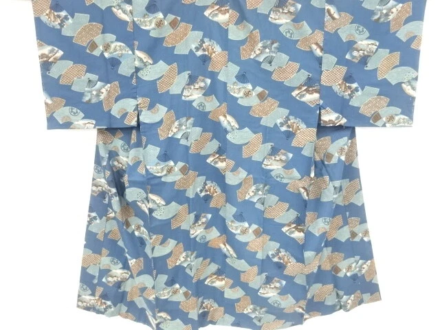 37683# Japanese Kimono / Antique Hitoe Mens Juban / People In The Past
