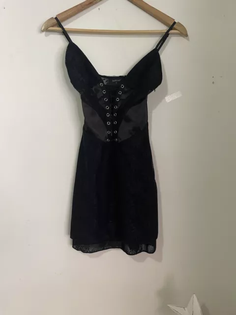 Outcast Black Lace Mini Dress Size S