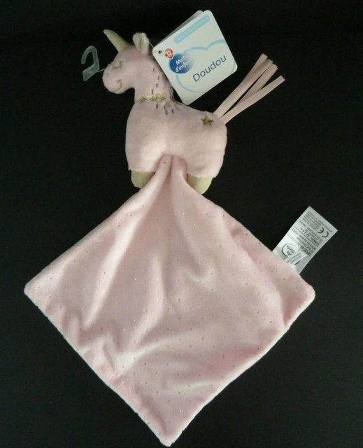 doudou mouchoir licorne