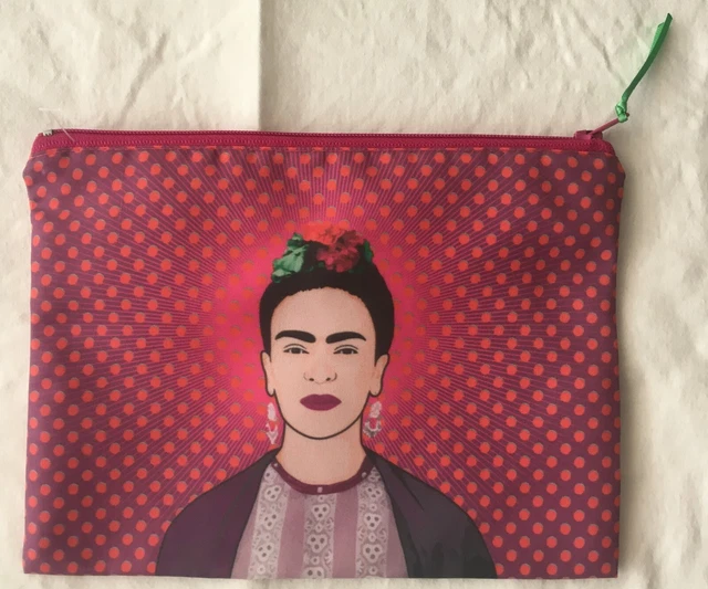 Frida Kahlo, Fabric makeup bag, Mexico