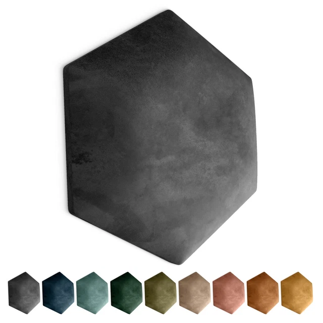 Panel acolchado HEXAGON COJÍN DE PARED acolchado de pared cabecero de cama panel de pared MEZCLA