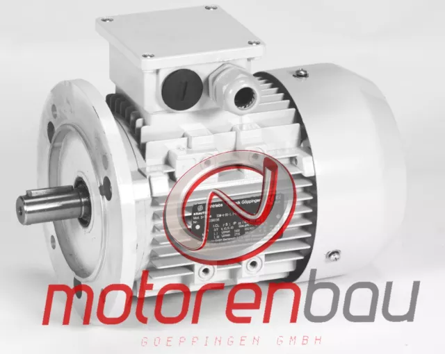 Energiesparmotor IE2, 2,2kW, 1500 U/min, B5, 100LA, Elektromotor, Drehstrommotor