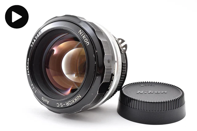 NEAR MINT】NIKON NIKKOR-S.C Auto 55mm f/1.2 Non Ai MF Prime Lens
