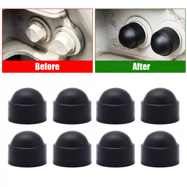 16x Universal Protection Cap Cover Bolt Nuts M8 M10 Car Door Screw Cap Door Lock