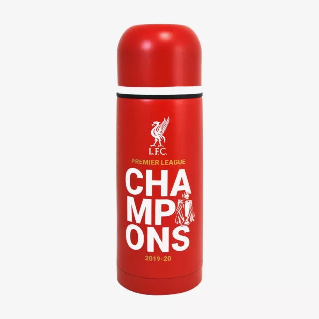 Offizieller Liverpool FC 2019-20 Champions Thermal Roter Kolben Brandneu mit Etikett