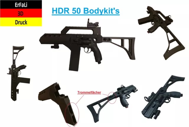 Bodykit für den UMAREX T4E HDR50 Homedefence & Paintball Revolver