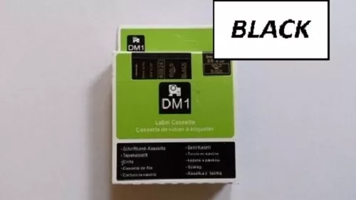 COMPATIBLE DYMO D1 SERIES STANDARD LABELLING TAPE 9mm, All colours