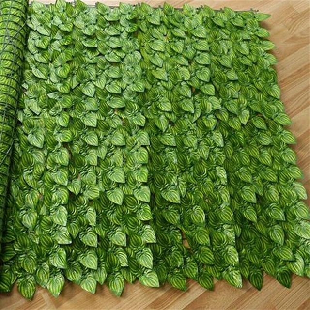 3m/1m Künstliche Efeu Blatt Garten Sichtschutz Balkon Hecken Zaun Sichtschutz