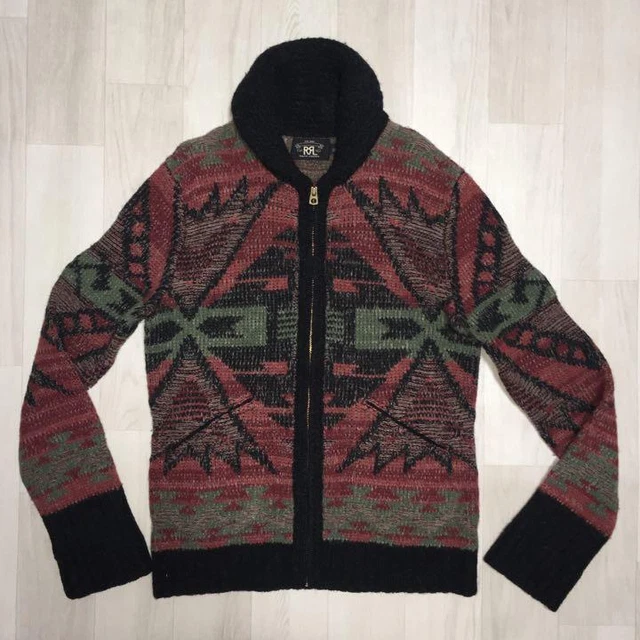 RRL Native Knit Blouson S Navajo S  No.80563
