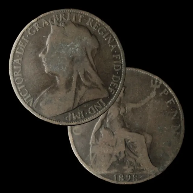 1898 Great Britain 1 Penny / KM# 790 / Victoria / (#e-86)