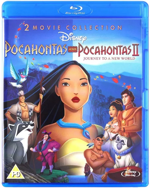 POCAHONTAS 1&2 II Two Movie Set Blu-Ray BRAND NEW Free Ship