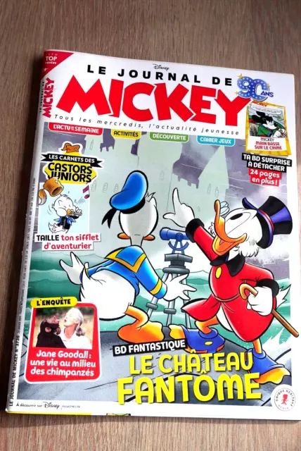 Le Journal De Mickey  N° 3736 - 24  Janvier  2024 /  Le  Château  Fantôme