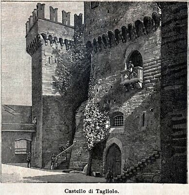 Alessandria Tagliolo Monferrato il Castello interno F piccolo non spedita 