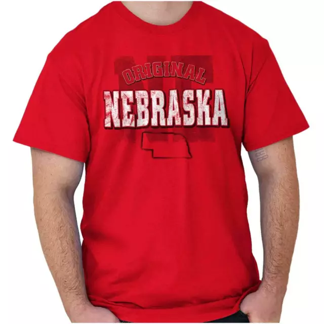 Nebraska Original Hometown Vacation Gift NE Womens or Mens Crewneck T Shirt Tee