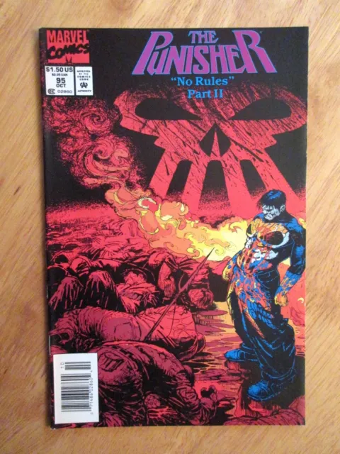 PUNISHER #95 **Late In Series/Low Print!** NM-(9.0/9.2) **Rare Newsstand!**