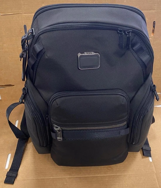 Tumi Alpha Bravo Navigation Backpack Black (142479-1041) Brand New W/ Tag.
