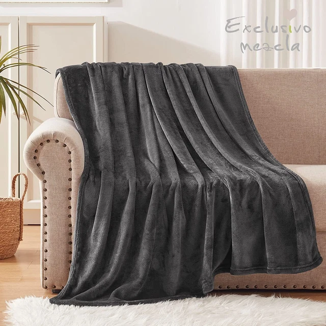 Extra Large Super Soft Fleece Throw Blanket for Couch, Sofa and Bed Cozy, Plush