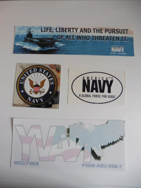 4 Us Navy Global Force Eagle Liberty Militär Sammler Sticker Aufkleber Logo Usa