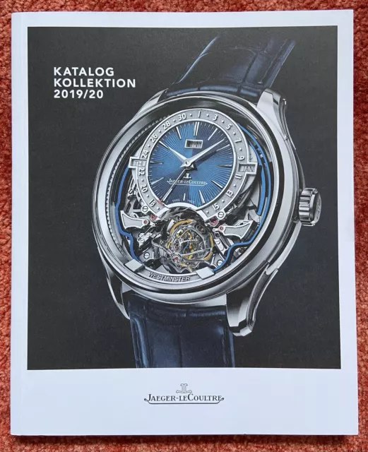 Original Jaeger LeCoultre Uhren Prospekt Katalog 2019 / 2020 D NEU NOS RAR