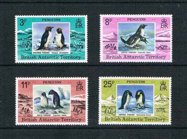 Br. Antarctic Terr - 1979 - Indigenous Penguins - SC72-75 [SG 89-92] MNH 21 H
