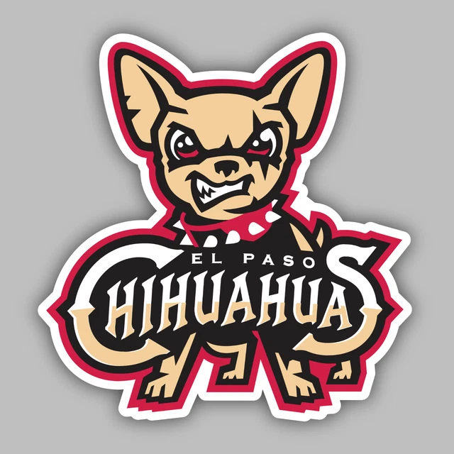 EL PASO CHIHUAHUAS Vinyl Sticker/Decal MiLB Baseball Minor League