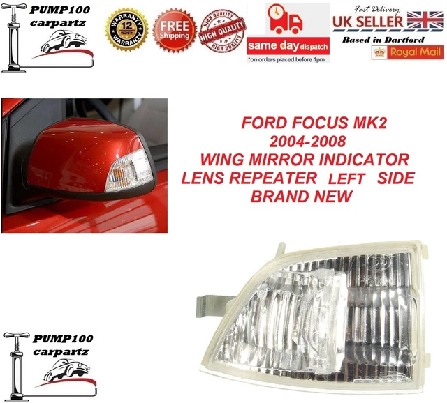 Ford Focus 2008-2017 Left Passenger Side Door Wing Mirror Indicator
