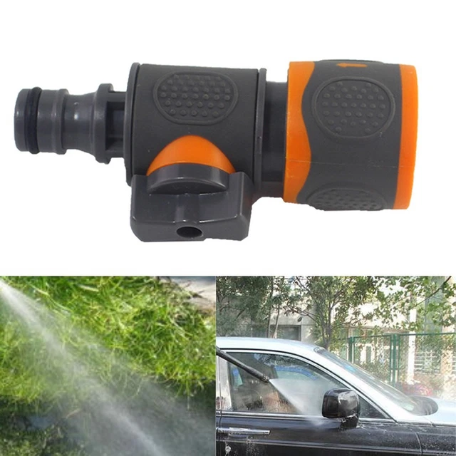Garden Hose Pipe In Line Tap Shut-Off Valve Fitting Connect Adaptor Tool Gadget