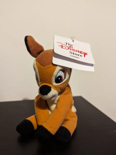Bambi Mini Bean Bag Disney Store Soft Toy Plush 8" Collectors Gift
