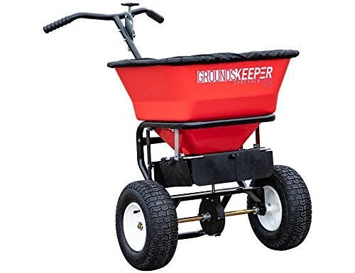 Walk Behind Push Snow Rock Salt Spreader 3039632R Grounds Keeper, 100 Pound